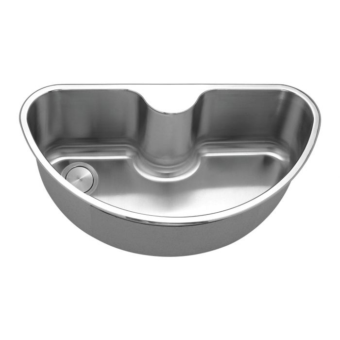 C Tech I Li 1000 Imperio D Shaped Single Bowl Kitchen Sink